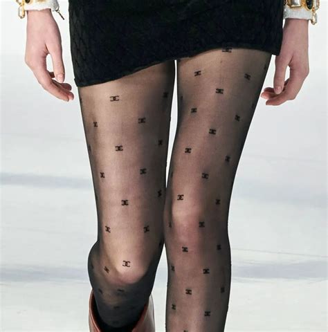 chanel style tights|chanel tights price.